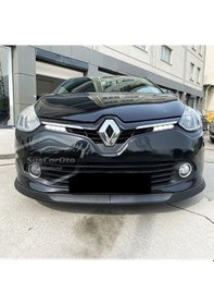 Resim Renault Clio 4 2012-2020 Uyumlu Üniversal Astra H Lip Esnek Ön Lip 2 Parça Tampon Altı Dil Karlık Ön Ek 00 Şüscaroto Aksesuar 