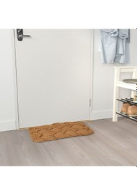 Resim El Dokuması Paspas, Natürel, 40x60 Cm 40 x 120 