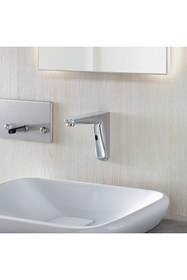 Resim Grohe Euroeco Cosmopolitan E Duvardan Ankastre Fotoselli Lavabo Bataryası ( Tek Su Girişli, Pilli) K 