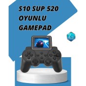Resim S10 Gamepad HDMI Tv Bağlantılı 520 Klasik Retro Oyun 2025 Seri Orijinal 