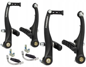 Resim Promax TX-117 108mm Alüminyum V-Fren Takımı Siyah 