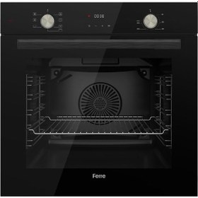 Resim Ferre Flowart Serisi QMS63CS - CS205 - D063 Siyah Ankastre Set 