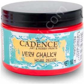 Resim Ch49 Kırmızı Mercan - 150Ml Cadence Very Chalky Home Decor 