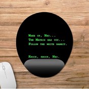 Resim Pixxa Wake Up Neo - Matrix Bilek Destekli Mousepad Model - 1 Oval 