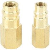 Resim R134a Klima Konnektörü Ve 1/4 İnç Sae Adaptörü - Huiliang 