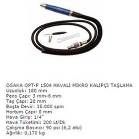 Resim Osaka Opt-P 1504 Mikro Kalıpçı Taşlama 