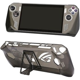 Resim Cbtx Asus Rog Ally Uyumlu Koruma Kapağı Şok Geçirmez Oyun Konsolu Kollu Transparent Siyah 