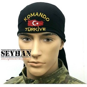 Resim Komando Türkiye Bandana Siyah Çok Renkli 