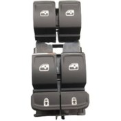 Resim otobalcı Volkswagen Touareg Cam Açma Düğmesi Anahtarı Kromlu 2018--2021 