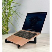 Resim Bk Gift Taşınabilir Siyah Ahşap Notebook Laptop Standı 