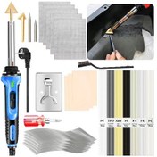 Resim 100w Plastik Kaynak Kiti, 2'si 1 Arada Plastik Kaynakçı Mavi 