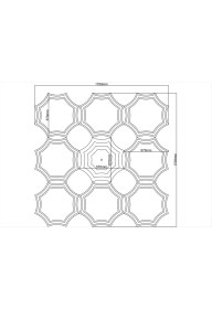 Resim Motifpiyer Lamba Tavan Göbeği MODÜLER-8GEN-EĞRI-DÜZ-9-PARÇA-56CM 