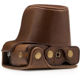 Resim MegaGear MG1325 Canon EOS M100 (15-45mm) Deri Kamera Çantası 