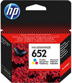 Resim HP 652 Orijinal Renkli Kartuş Deskjet Ink Advantage 5075 AiO Yazıcı Uyumlu 