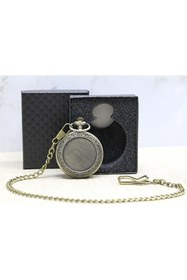 Resim hediyeconcepti Steampunk Vintage Antik Köstekli Cep Saati 