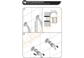Resim E.C.A Eca Niobe Banyo Bataryası + Eca Spil Hareketli Banyo Üst Takım 1f (Duş Başlığı) 