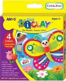 Resim Amos Zıplayan Oyun Hamuru 4 Renk 18 Gr ic18p4 