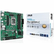 Resim Asus Pro Q870M-C-CSM DDR5 6400 MHz OC M.2 HDMI/DP/USB-C PCIe 4.0 1851P mATX Anakart 