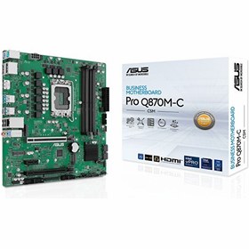 Resim Asus Pro Q870M-C-CSM DDR5 6400 MHz OC M.2 HDMI/DP/USB-C PCIe 4.0 1851P mATX Anakart 