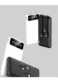 Resim Kamp Ve Seyahat İçin 20.000mah Led Işıklı Hızlı Şarj Powerbank renkli 