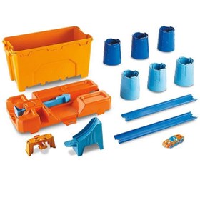 Resim Hot Wheels Track Builder Serisi Yarış Seti Turuncu GCF91 