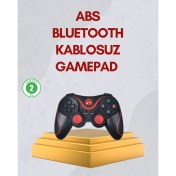 Resim Ergonomik Tasarımlı Kablosuz Bluetooth Gamepad Titreşimli 