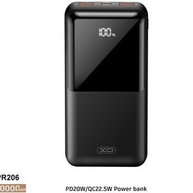 Resim 22.5w Hızlı Şarjlı Led Dijital Ekranlı 20000 Mah 3 Çıkışlı Taşınabilir Şarj Cihazı Powerbank Beyaz 