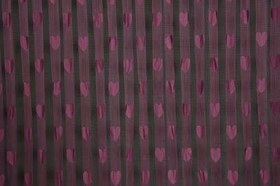 Resim KALPLİ MODEL MOR RENK İP PERDE HAZIR İP PERDE 300 * 270 