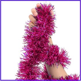 Resim Nessiworld Parti İçin Sim Süs 2 Metre Uzunluk 6 cm Genişlik Fuşya Renk İthal 