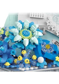 Resim Balody Çiçeklerin Hareketi Elektro Gitar Bl21277 Mini Blok Yapı Oyuncakları Seti 