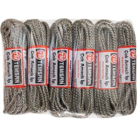 Resim Fixport Temsan 10 mt Çok Amaçlı İp 12'li 