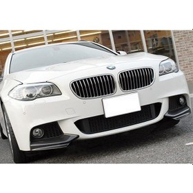 Resim Bmw F10 5 Serisi Ön Tampon Flap Seti M Performance P Black 2010 