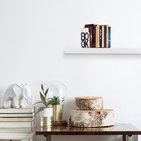 Resim KT-009 Dekoratif Metal Kitap Tutucu | ByLamp 