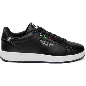 Resim Benetton Bni-10063 Ss Erkek Spor Ayakkabı BNI-10063-R145802 Beyaz - Siyah 