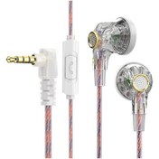 Resim Qkz Mdr Düz Kafa Kulaklıklar 16 Mm Büyük Dinamik Hıfı Bas Spor Kulaklık Müzik White 