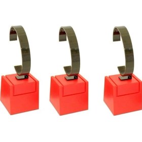 Resim Stand Market Saat Standı Plastik Takoz Kırmızı (3 Adet) 