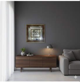 Resim At Figürlü Çerçeveli Duvar Tablosu 