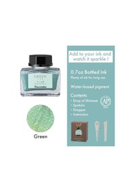 Resim Kuretake Zıg Mürekkep Drop Of Shımmer 20g Ecf063-040 Green 