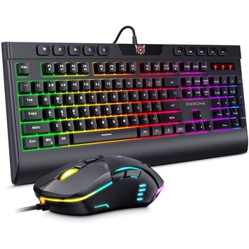 Noktaks - Oyuncu Klavye Mouse Seti Onikuma G21 Rgb Oyuncu Klavye Mouse Seti - Siyah - T17096