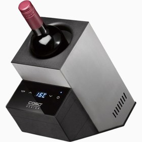 Resim WineCase Deluxe Inox Tek Şişelik Şarap Soğutucu - Gri 