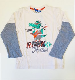 Resim Chicco 4-5 Yaş, Tek Beden, Erkek Bebek Uzun Kollu Penye Tshirt 
