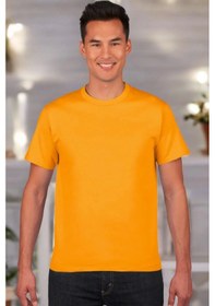 Resim Unisex Sarı Basic T-sihrt Sari Sarı 