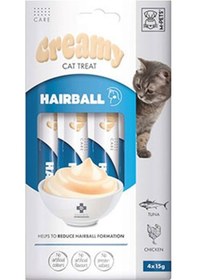 Resim M-pets Tüy Yumağı Önleyici Krema Kedi Ödül Maması 4x15 Gr 244-30040.01 