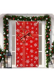 Resim PROMISEBACKDROP2 190x75cm Lastikli kapı süsü, Kumaş kapı giydirme, Christmas decor, Yılbaşı, Okul etkinlik kapı süsü 