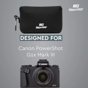 Resim Megagear MG1376 Powershot G1 X Mark Iıı Neopren Kamera Kılıfı 