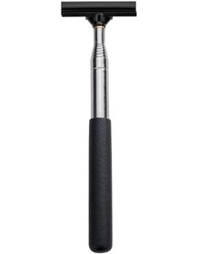 Resim Jeehugo Siyah Otomobil Cam Temizleyici, Paslanmaz Çelik Teleskopik Gövde, Yıkama Ve Toz Alma İşlevi, Araç İçi/ev İçi Kullanım, Kolay Saklama 