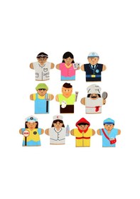 Resim Meslekler Kukla Seti 10 Lu 
