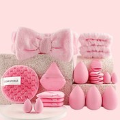 Resim 20-51 Parça Pembe Makyaj Fırçası Seti - Profesyonel Güzellik Kiti, Çok Boyutlu Fırçalar, Ultra-Yumuşak Sünger & Kadife Bandana. Seyahat Dostu Büyük Kapasiteli Makyaj Çantası, Dayanıklı Puf. 2025 Yılın En İyi Hediye Seçimi (Noel/Sevgililer Günü) - En Popüler Pembe Set 