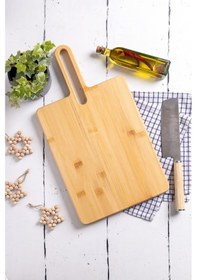 Resim Finehome Toni Bambu Dikdörtgen Kesim Tahtası Büyük 