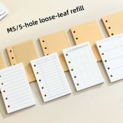 Resim 5 Delikli A8 Yedek Kağıt - 100gsm Kalın M5 Dolum, 40 Sayfa/Pad: Planlayıcı/Haftalık/Aylık/Günlük Izgara/Sıralı/Boş/Izgaralı Seçenekler Mevcut 